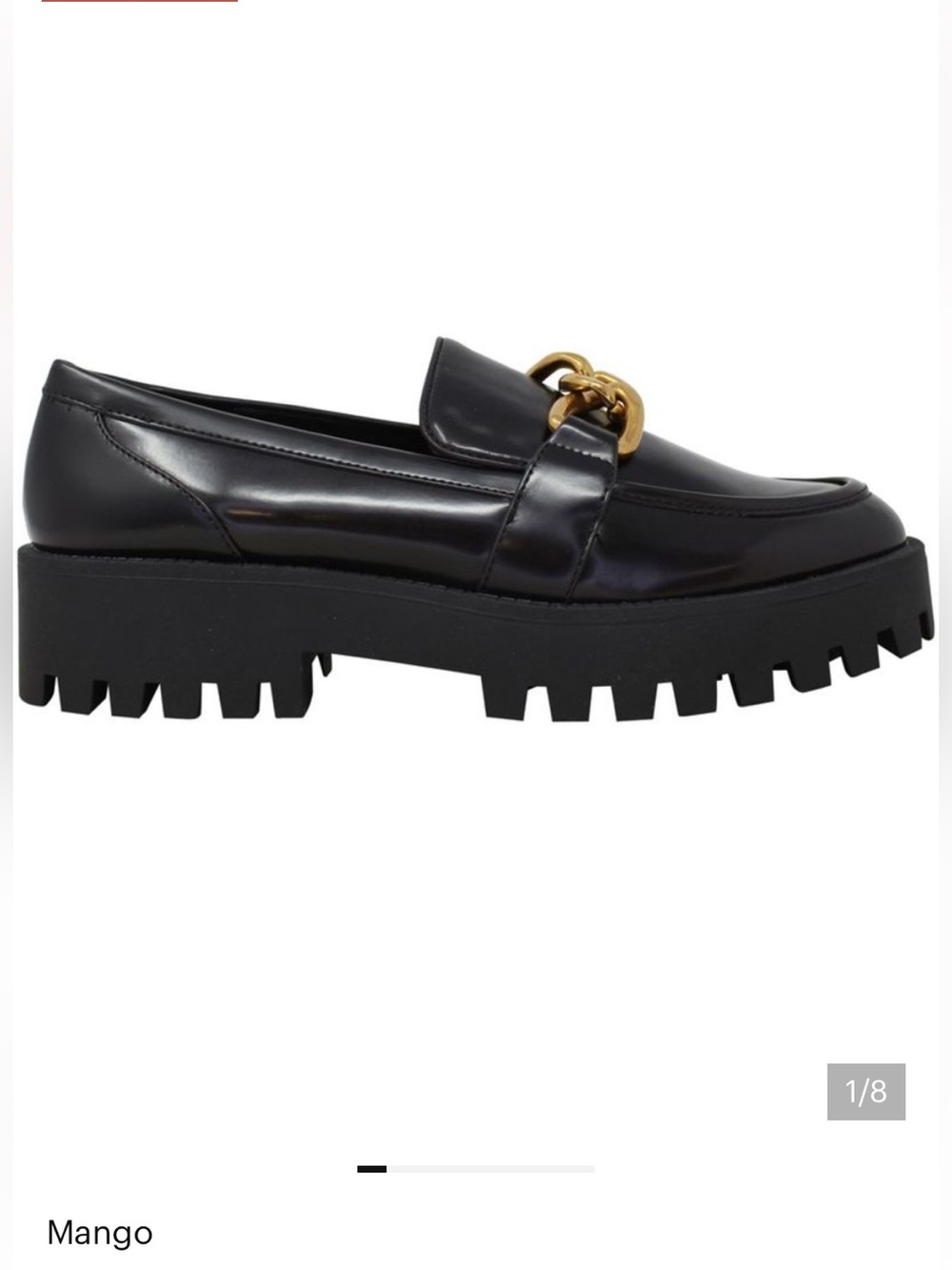 Mango lug sole platform loafer